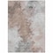 Homeroots 9' X 12' Brown Ivory And Gray Abstract Washable Indoor Outdoor Area Rug 617411 - alternate 9