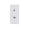 Monoprice Recessed HDMI Wall Plate, HDMI/Cat5 12094 - alternate 1