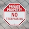 Signmission Private Property No Trespassing, 6 inch X 6 inch, Plastic Sign, 2PK OC-P-2PACK-6-160 - alternate 7