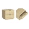 Manhattan Comfort Chrystie 26in Nightstand in Natural (2-Drawer) NS016-NA - alternate 9
