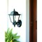 Homeroots Matte Black Cast Aluminum Outdoor Wall Light 398559 - alternate 6