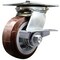 Service Caster 5 Inch Heavy Duty Polyurethane Caster with Roller Bearing and Brake SCC SCC-35S520-PPUR-SLB - alternate 1