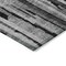 Homeroots 3' X 5' Gray And Black Striped Washable Indoor Outdoor Area Rug 603221 - alternate 9