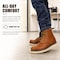 Handpoint Men's 6 in Soft Toe Slip Resistant Comfortable Brown Work Boots, 6 H84984D-6 - alternate 8
