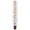 Satco 5.5 Watt T9 LED 2000K CCT Medium Base Clear Glass Amber Coil Filament Dimmable 120 Volt S14230 - alternate 1