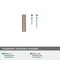 Amerock Bar Pulls 1-15/16 in 49 mm Length Golden Champagne Cabinet Knob, 10PK 10BX19009BBZ - alternate 4