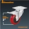 Powertec 3'' Swivel Plate Caster Wheels w/ Brake & 640 lbs Loads, Dual Locking PU Castor Wheel, 4PK 17205N - alternate 9