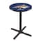 Holland Bar Stool Co 36" Blk Wrinkle Montana State Pub Table, 36" dia. Top L211B3636MontSt - alternate 1