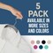 Lifemaster Velvet Hangers, Swivel Hook, Non-Slip, Heavy Duty, Holds 10 lbs, Gray, 5PK LMGR5Y - alternate 8
