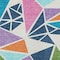 Homeroots 9' X 12' Dark Blue Green And Pink Geometric Washable Indoor Outdoor Area Rug 600412 - alternate 9