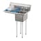 Koolmore 1 Compartment Stainless Steel NSF Commercial Kitchen Prep & Utility Sink with Drainboard SA121610-16L3 - alternate 1