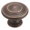 Amerock Inspirations 1-5/16 inch (33mm) Diameter Oil-Rubbed Bronze Cabinet Knob, 25PK 25VMP1586ORB - alternate 1
