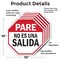 Signmission Pare No Es Una Salida, 10 inch X 10 inch, Aluminum Metal Signs, 5PK OC-A-5Pack-10-202 - alternate 6
