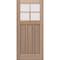 Doornmore CRF-P3G4, 37.75" x 82" ( 36" Door) Left Hand, Mahogany SDL 4 Lite Exterior Door CRF-P3G4-SW-3680_1_LI - alternate 1