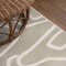 Jonathan Y Alcina Modern Scandinavian Graphic Lines High-Low Beige/Cream 3 ft. x 5 ft. Area Rug SND102A-3 - alternate 8