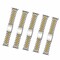 Elegani Steel & Yellow Gold Classic Multi-Link Stainless Steel Band Compatible with Apple Watch 42mm BJBF-SYGD-42mm - alternate 5