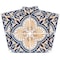 Homeroots 12" X 12" Blue and Yellow Nelly Peel And Stick Removable Tiles 555963 - alternate 9