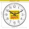 Infinity Instruments Prosaic ITC Caution Don't Forget Safety  Wall Clock, Black, 12 in 14529BK-4586 - alternate 7