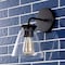 Jonathan Y Kondo 6.38" 1-Light Modern Farmhouse Iron LED Vanity, Oil Rubbed Bronze/Clear JYL9906A - alternate 10