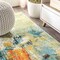 Jonathan Y Contemporary POP Modern Abstract Waterfall Blue/Cream 5 ft. x 8 ft. Area Rug CTP100A-5 - alternate 8