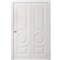 Sartodoors Sliding Closet Bi-fold Doors 60 x 96 inches, BASIC 9801 White, Sturdy Tracks Moldings Trims Hardwa BASIC9801BF-SKIN-6096 - alternate 1