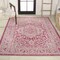 Jonathan Y Sinjuri Medallion Textured Weave Fuchsia/Light Gray 3 ft. x 5 ft. Indoor/Outdoor Area Rug SMB101G-3 - alternate 8