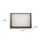 Homeroots 41" Brown Wall Mounted Floating Desk 403825 - alternate 5