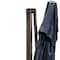 Homeroots 13ft Navy Polyester Rectangular Tilt Cantilever Patio Umbrella With Stand 485640 - alternate 4