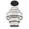 Euf Empra, Chandelier, 5-Light, 47", Matte Black, Clear Crystal 49350-029 - alternate 6