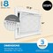 Simply 14x17.5x1 Merv 8, Pleated Air Filter, High Capacity, 4PK S-08-04-141751 - alternate 8