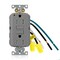 Leviton SmartlockPro GFCI 15A TR/PI Gray GFTR1-5LG - alternate 1