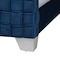 Baxton Studio Emlyn Glam and Luxe Navy Blue Velvet Fabric Queen Size Panel Bed 251-13772-ZORO - alternate 9