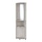 Homeroots 75in Gray Wood Corner Bar Cabinet With Two Doors 552291 - alternate 6