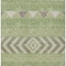 Homeroots 9' X 12' Green Taupe And Ivory Southwestern Washable Indoor Outdoor Area Rug 613901 - alternate 9