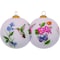 Homeroots Decorative Florals Hand Painted Mouth Blown Glass Ornament 477452 - alternate 4