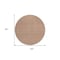 Homeroots 8' Copper And Beige Round Geometric Washable Indoor Outdoor Area Rug 594499 - alternate 8