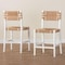 Bali & Pari Talli Bohemian Paper Loom and White Mahogany Wood 2-Piece Counter Stool Set 249-2PC-13887-ZORO - alternate 9