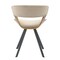Leisuremod Wooden Dining Chair Modern style Nymia Collection Walnut Color in Light Brown NCWN-22LBR - alternate 10