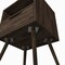 Homeroots 25" Brown Wood One Drawer Nightstand 543655 - alternate 13