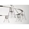 Nuvo Gianna, 8 Light Chandelier, Brushed Nickel Finish, Clear Glass 60/8336 - alternate 8
