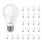 Bulbrite LED Filament 9W Dimmable A19 Light Bulb, Frost Glass, Medium E26 Base, 2700K, 800lu, 24PK 861695 - alternate 1