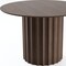 Homeroots 46" Brown Wood Pedestal Base Round Top Dining Table 720939 - alternate 6