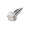 Malco 6X3/8 White, 1/4 in Slotted Hex Washer Head Sheet Metal Screws, 1000PK HW6X3/8ZWT - alternate 2