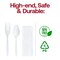 Smarty Had A Party MW Cutlery Kit - Fork, Teaspoon, Milk Straw and Napkin, 500PK 812-CASE - alternate 6