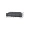 Homeroots 107" Dark Gray Italian Leather Reclining Metal USB Sofa 720288 - alternate 9