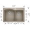 Blanco Diamond 1-3/4 Bowl Dual Deck, Truffle 441283 - alternate 3