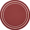 Homeroots 6' Red And Ivory Round Indoor Outdoor Area Rug 545947 - alternate 1