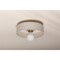 Mitzi The Lifestyled Co X Ray 1 Light Flush Mount 22.75 In. Aged Brass/ Ceramic Reactive White H778501-AGB/CRW - alternate 5