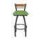Holland Bar Stool Co Revelle 30in Swivel Bar Stool with Bronze Finish, Medium Back and Graph Parrot Seat 881 - alternate 11