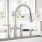 Blanco Empressa Bridge Faucet Pull Down 1.5 gpm, Stainless 442505 - alternate 7
